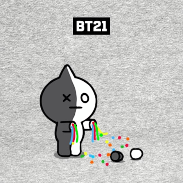 bt21 bts exclusive design 36 by Typography Dose